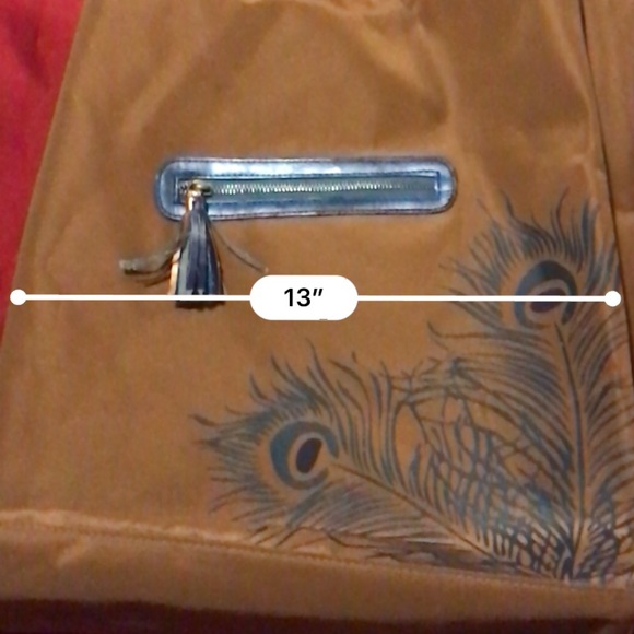 Peacock Feather Tote - Picture 5 of 7